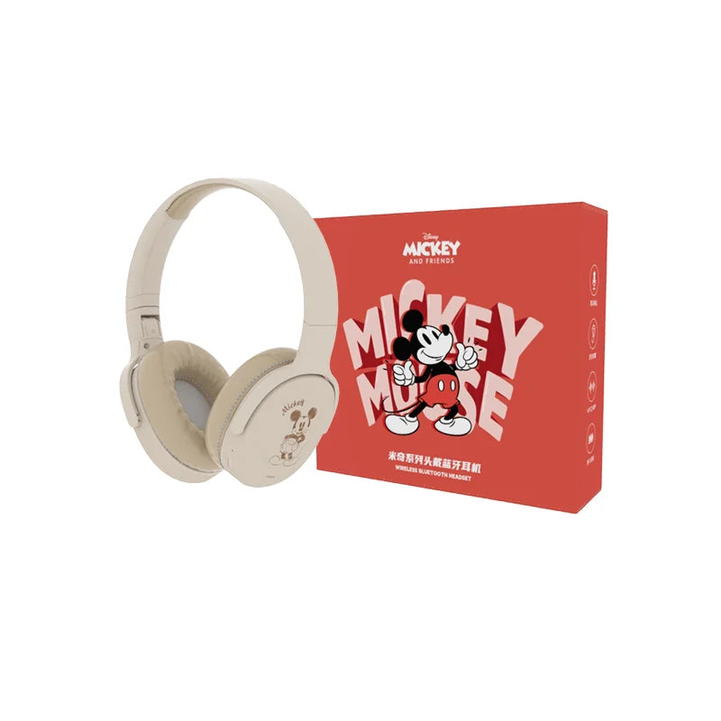 P2961 Disney Stitch Wireless Bluetooth Headphones HiFi Stereo Over Ear Headset Gamer Music Sports Earphones TF/AUX with HD Mic