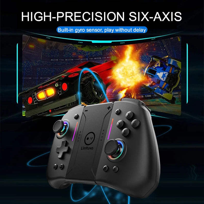 Wireless Bluetooth Control For Nintendo Switch & OLED & Lite Gamepad Controller Gaming Command Mando Game Pad Accessories Hall