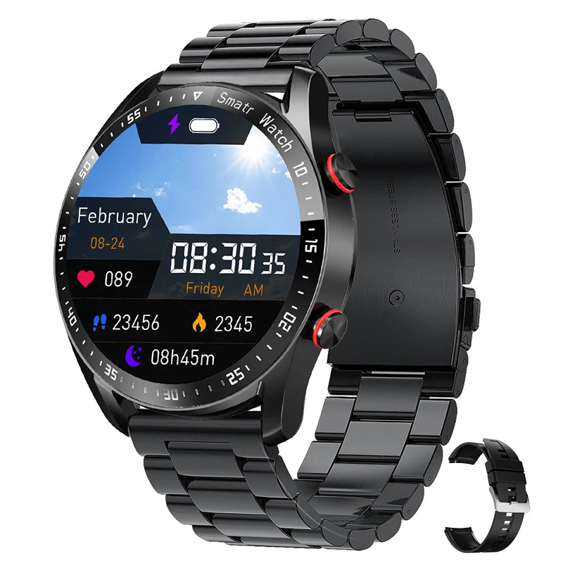 Outdoor Sports Smartwatch Men ECG+PPG Bluetooth Call HD Screen Sports Heart Rate Waterproof Smart Watch For Android IOS 2025 New