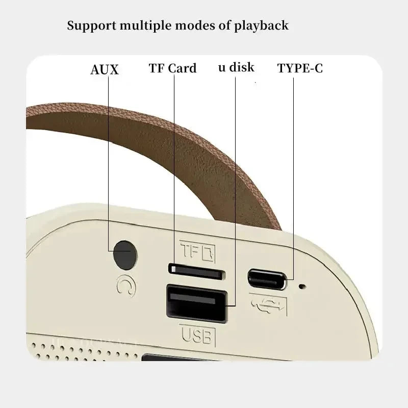 Speaker High-end luetooth Audio Small Home Ktv Karaoke Microphone Professional Children's Singing Bluetooth Speaker Column