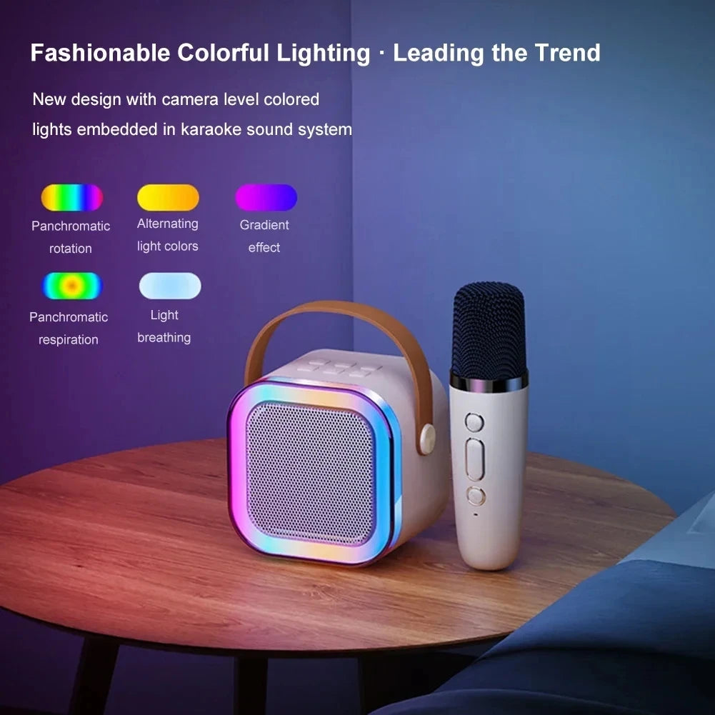 Speaker High-end luetooth Audio Small Home Ktv Karaoke Microphone Professional Children's Singing Bluetooth Speaker Column