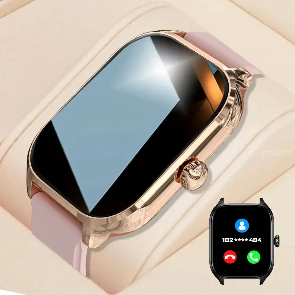 Smart Watch 2.01 Inch HD Display Answer Make Call Message Preview Sport Modes DIY Dial Weather Forecast For Men Women