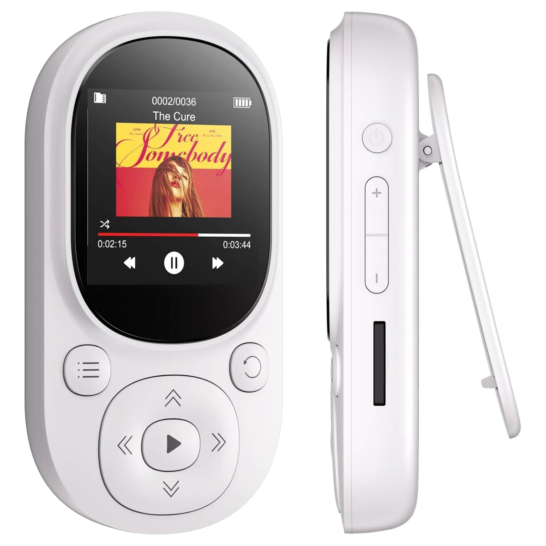 MECHEN Children's Music Player 32GB Clip MP3 Player Bluetooth 5.3,  with Pedometer Support up to 128GB