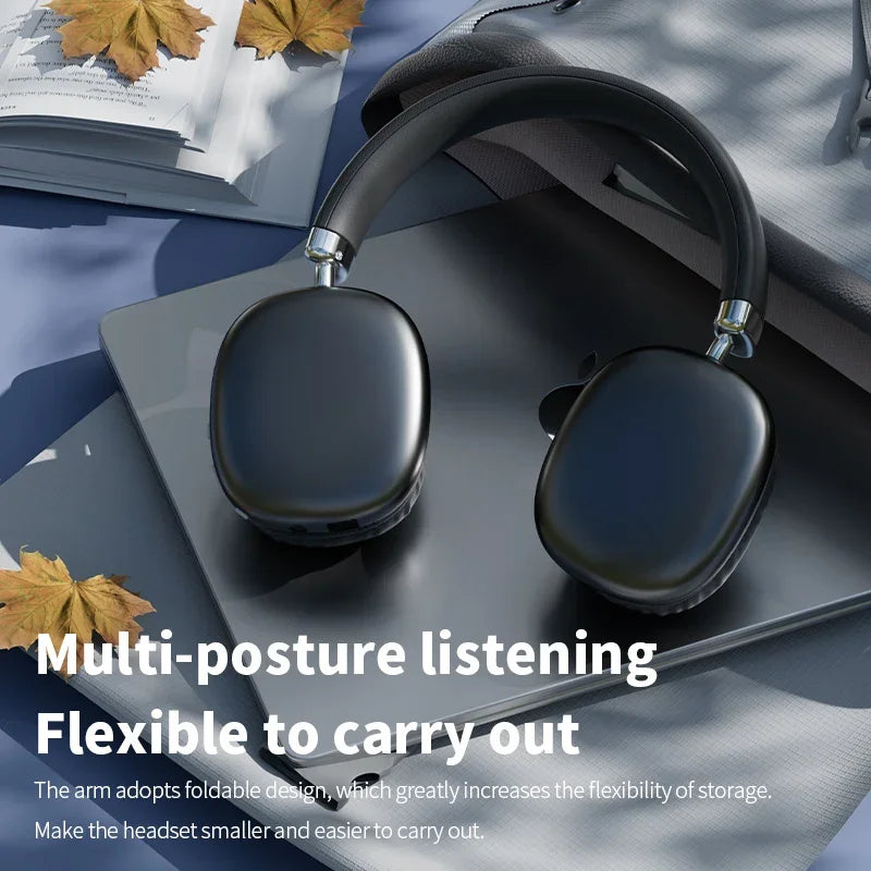 2025 NEW Air Max Bluetooth Headphones Earphone Over ear Wireless Headsets stereo surround gaming For Apple Iphone Xiaomi Phone
