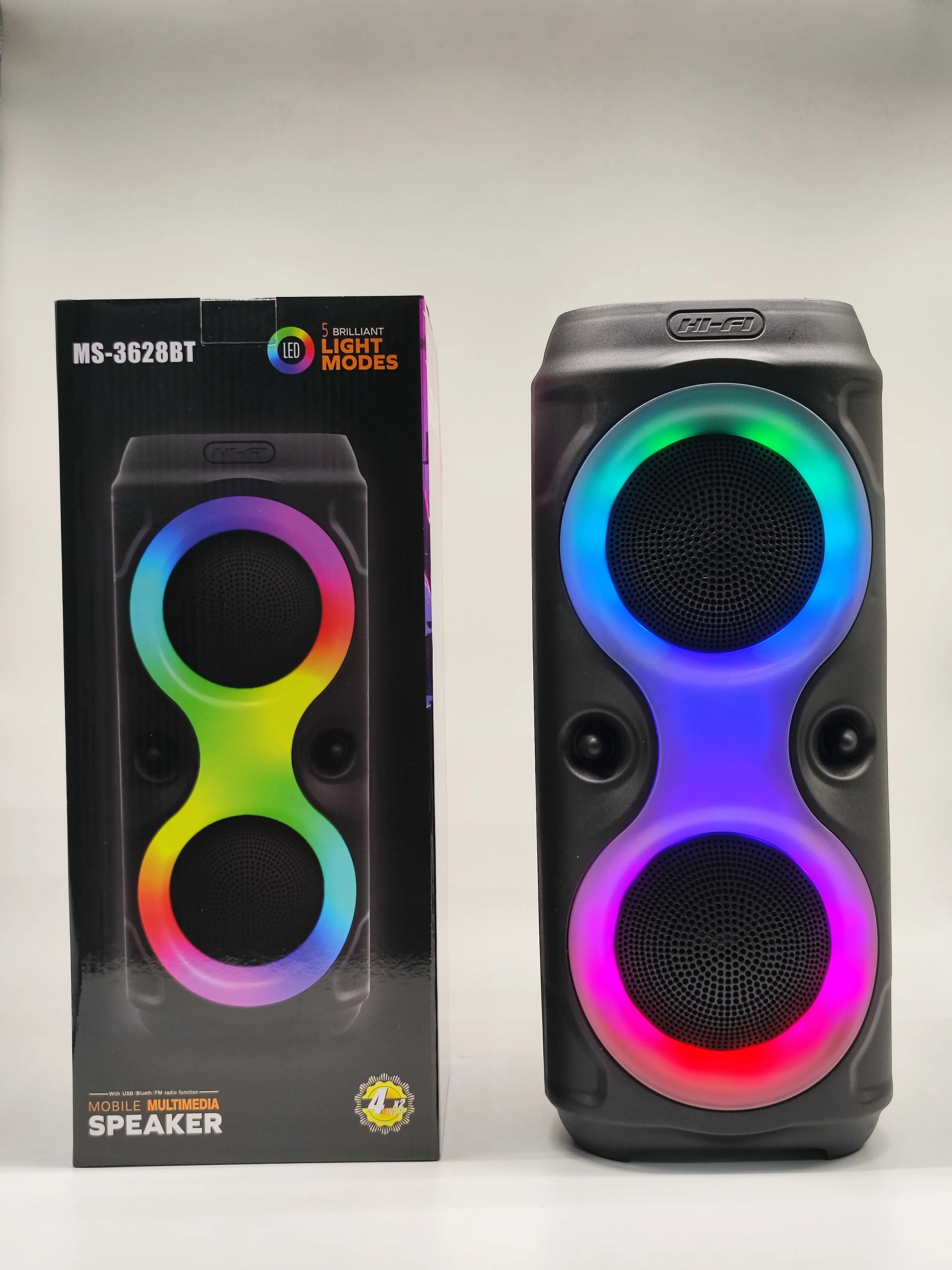 High Power caixa de som Bluetooth Speaker Outdoor Wireless Column Portable Audio for pc Music Center Subwoofer FM