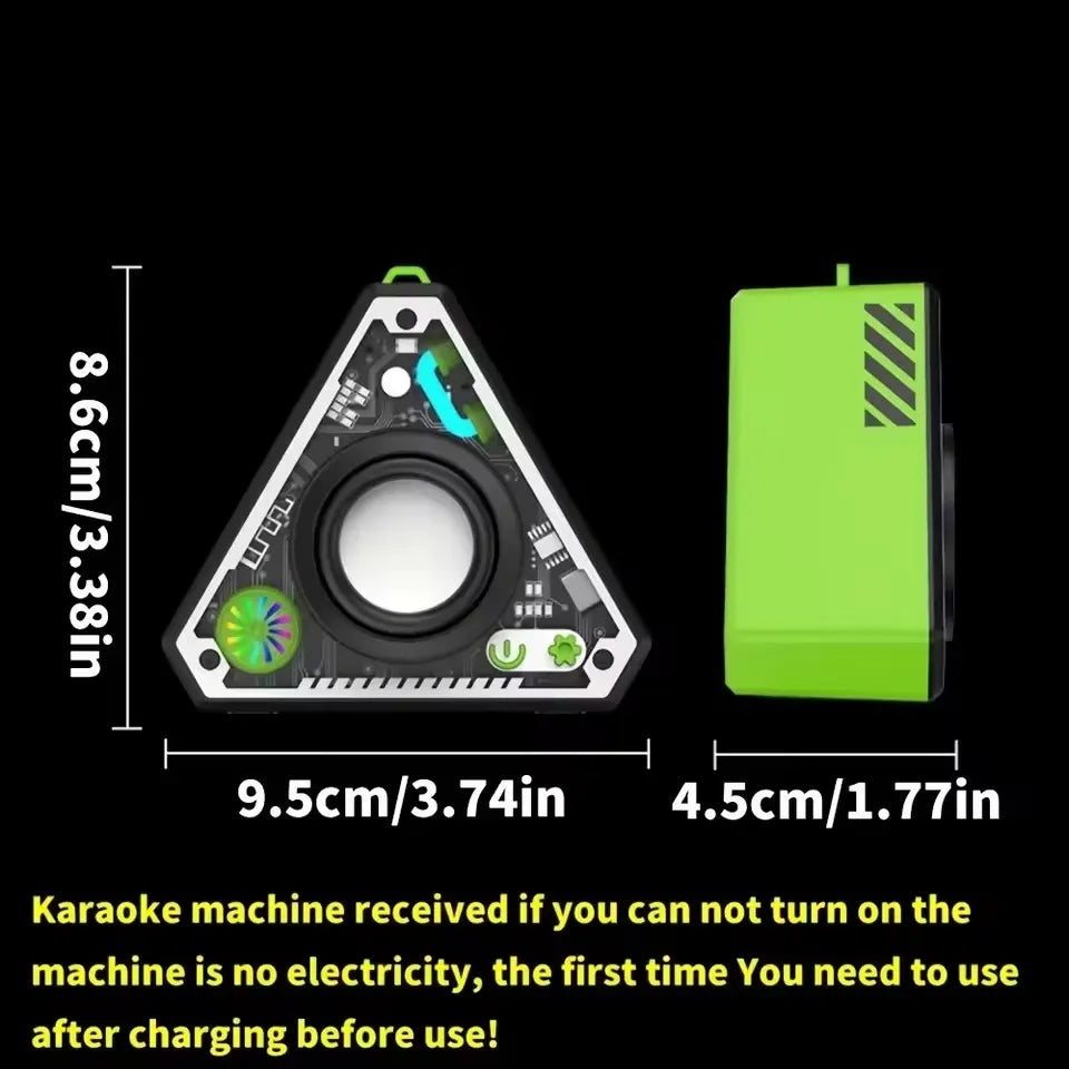 V2 New Cross-Border Mecha Style Mini Bluetooth Audio Subwoofer Stereo Outdoor Portable Colorful Wireless Speaker